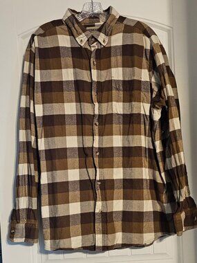 Redhead Men's Flannel Button Down Shirt